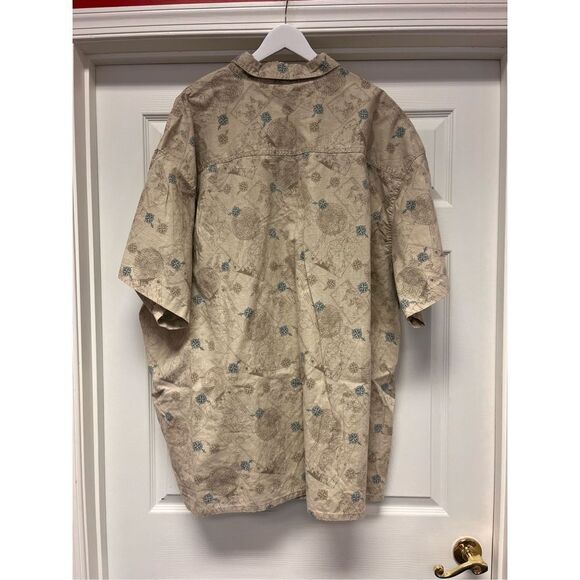 World Island Men’s Map It Out Short Sleeve Button Down Shirt sz 5X - Picture 5 of 5